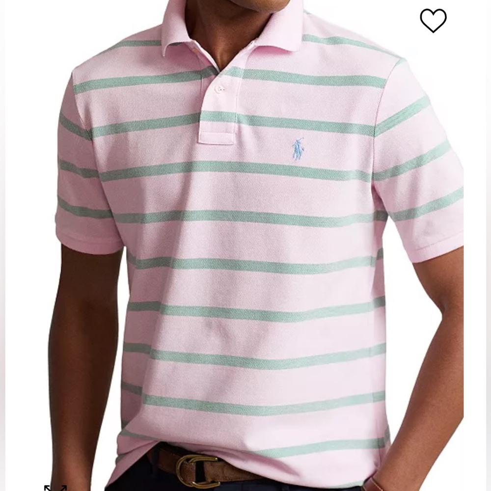 Men's Classic-Fit Mesh Polo Shirt size M